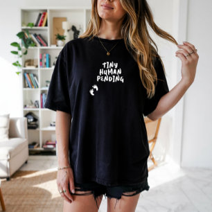 Humorous pregnancy fingerprint white T-Shirt