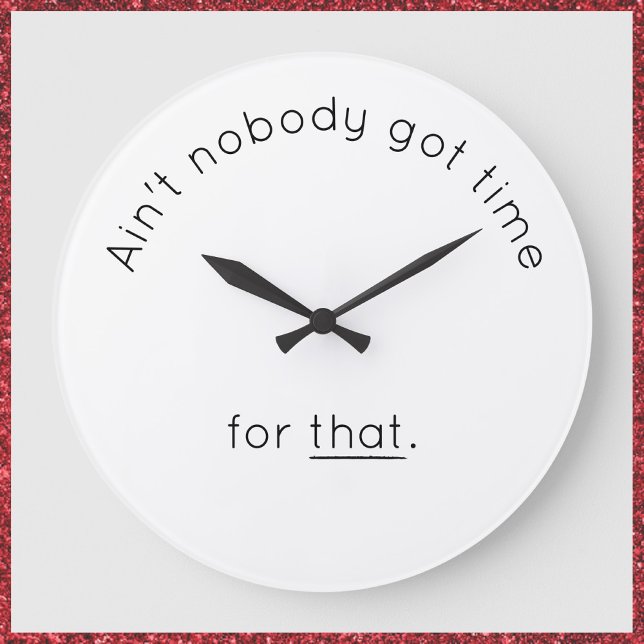Humorous Round Wall Clock (Bookmark my store! https://www.zazzle.com/store/capricepetit)