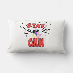 HUMOROUS STAY CALM LUMBAR CUSHION