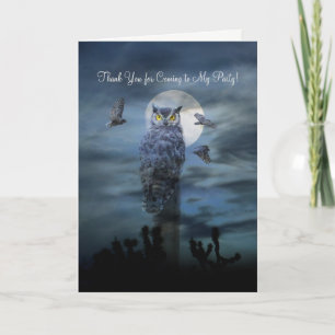 Humorous Thank You For Coming To My Party Card
