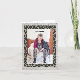 Humorously Pretending to be Normal, but Boring Card