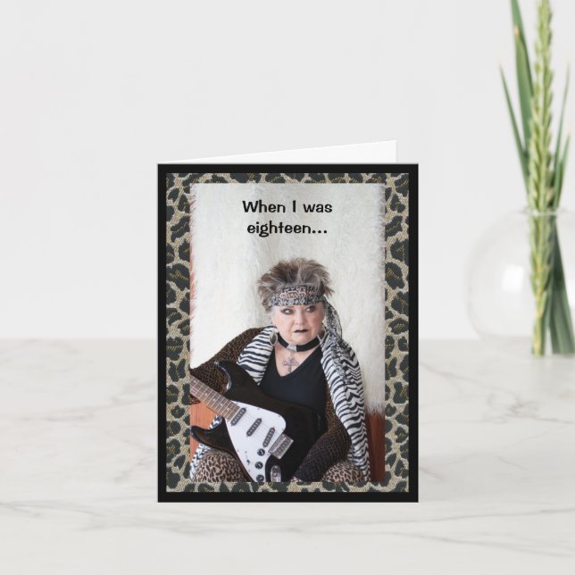 Humorously Waving to my Toes  Card (Front)