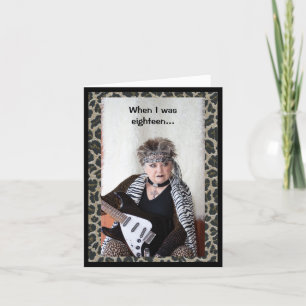 Humorously Waving to my Toes  Card