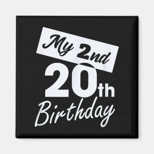 Humour 40 Years Old Bday 1981 40th Birthday Gift Magnet