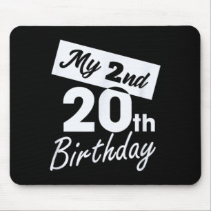 Humour 40 Years Old Bday 1981 40th Birthday Gift Mouse Pad
