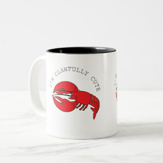 Humour and Quirky Lobster Two-Tone Coffee Mug