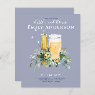 Humour Bubbles n Brews Beer Champers Bridal Shower