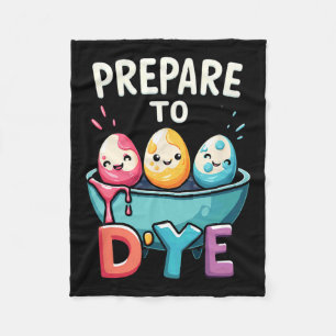 Humour Egg Hunting Prepare To Dye 2  Fleece Blanket