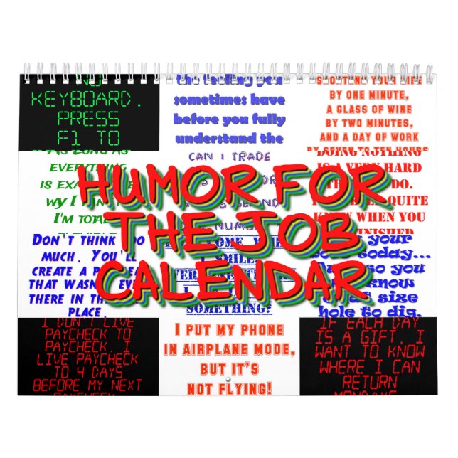 Humour for the Job Calendar (Cover)
