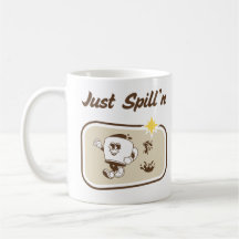 Humour funny quote just spilln coffee cartoon
