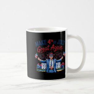 Humour Funny Trump Make 4th Of July Great Again Me Coffee Mug