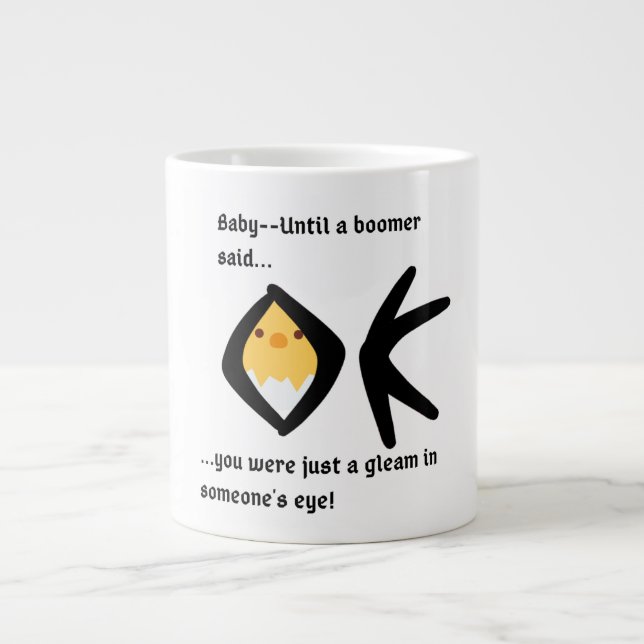 Humour 'Gleam In Eye' Fun Cup Mug 20 oz Boomerange (Front)