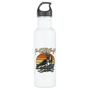 Humour Gothic F Caw F Funny Crow Creative Style 710 Ml Water Bottle