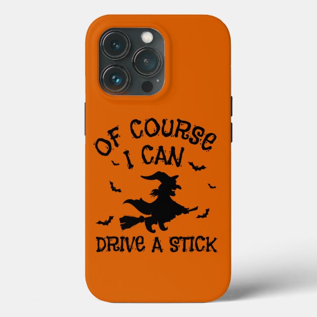Humour I Can Drive A Stick Halloween  Case-Mate iPhone Case (Back)