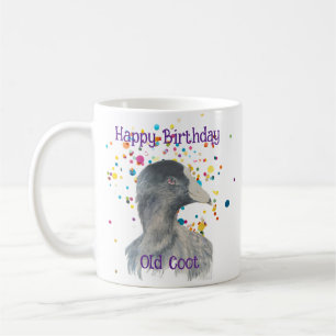 Humour Old Coot Waterbird Fun Idiom , Animal Coffee Mug