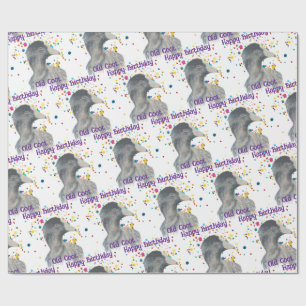 Humour Old Coot Waterbird Fun Idiom , Animal Wrapping Paper