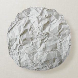 Humour paper round cushion