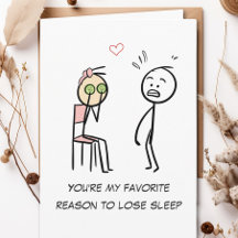 Humour Quote Stickman Facial Funny Valentines Day