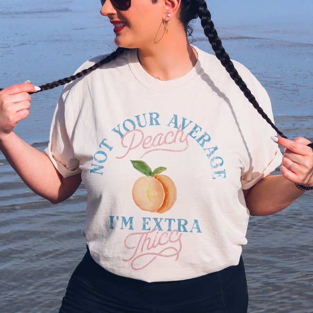 Humour Sassy Peach Body Positivity Vintage T-Shirt (Humor Sassy Peach Body Positivity Vintage T-Shirt)