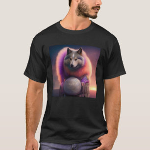 Humour Standing Dog Person Furry Fur Husky Pup Wo T-Shirt