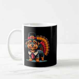 Humour Thanksgiving Turkey Dorkie Dog Coffee Mug
