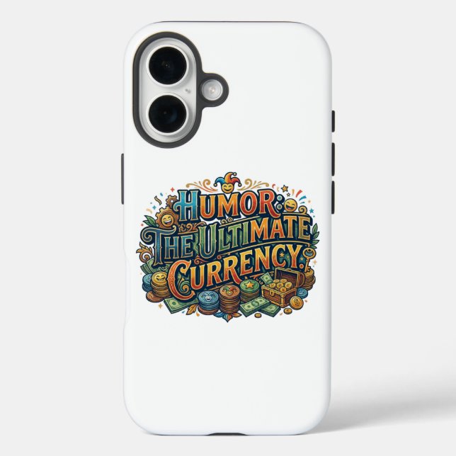 Humour: The Ultimate Currency – Funny Quote Graphi Case-Mate iPhone Case (Back)