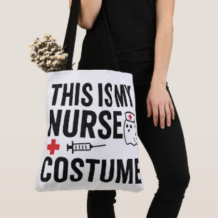 Humour This Is My Nurse Halloween Costume Tote Bag
