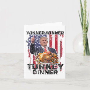 Humour Trump Vance Winner Winner Turkey Dinner Tha Card