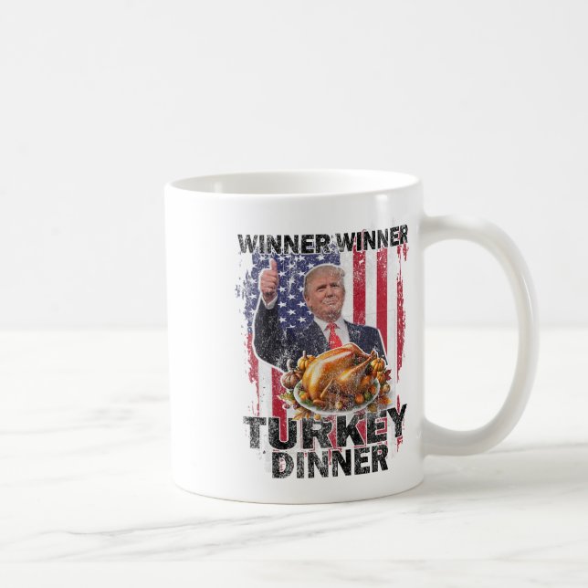 Humour Trump Vance Winner Winner Turkey Dinner Tha Coffee Mug (Right)