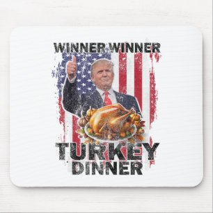 Humour Trump Vance Winner Winner Turkey Dinner Tha Mouse Pad