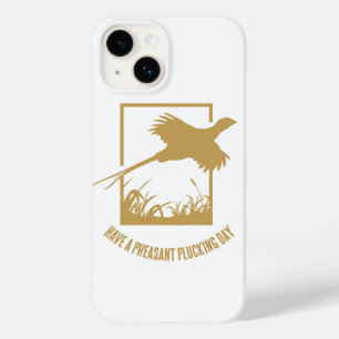 Humour Vintage Gold Pheasant Hunting  Case-Mate iPhone 14 Case