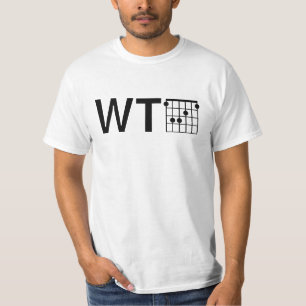 Humour WTF with Guitar F Chord T-Shirt
