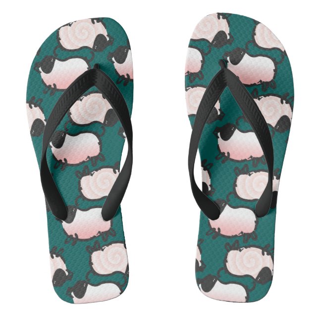 Humourous 1 Pig Year 2019 Choose Colour Men FF Thongs (Footbed)