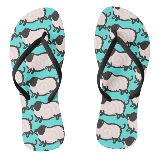 Humourous 2 Pig Year 2019 Choose Colour Woman FF Thongs (Footbed)