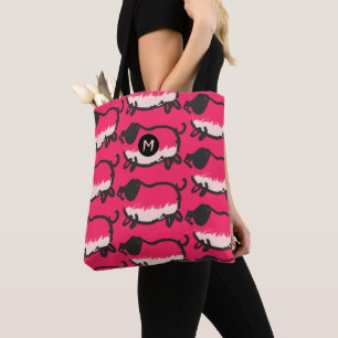 Humourous 4 Pig Year 2019 Monogram Choose Colour B Tote Bag