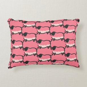 Humourous 4 Pig Year Birthday Choose Colour Accent Decorative Cushion