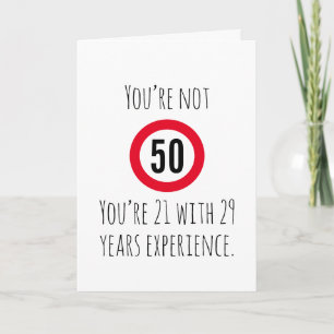 Humourous 50th Birthday Card