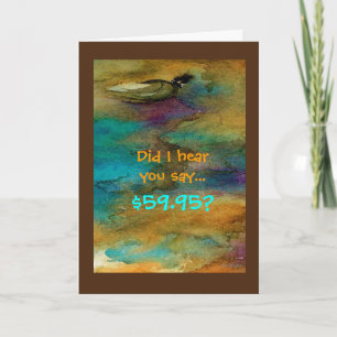 Humourous 60th Birthday Card