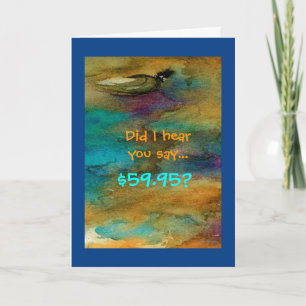 Humourous 60th Birthday Card