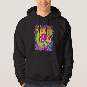 Humourous 9th Celebrator Painting Illustration Gag Hoodie