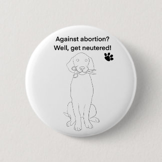 Humourous Abortion rights  6 Cm Round Badge