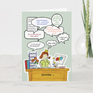 Humourous Administrative Professionals Day /Secret Thank You Card