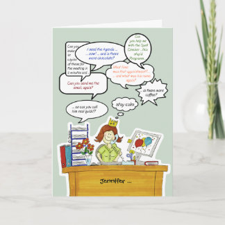 Humourous Administrative Professionals Day /Secret Thank You Card