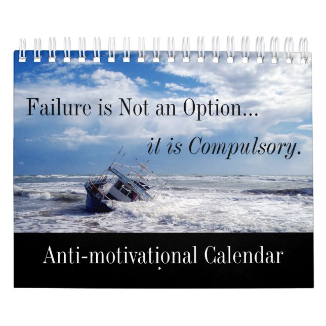 Humourous Anti-motivational Failure and Nonsense Calendar (Cover)