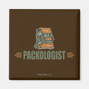 Humourous Backpacking Magnet