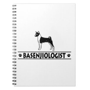 Humourous BASENJI DOG Notebook