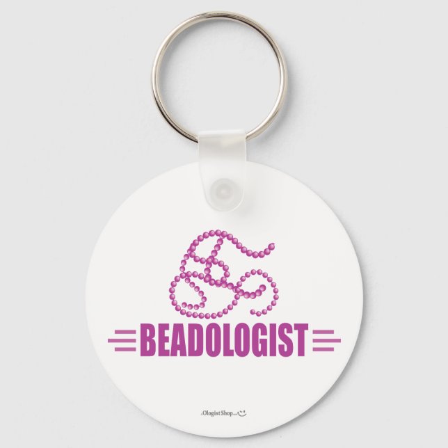Humourous Beading Key Ring (Front)