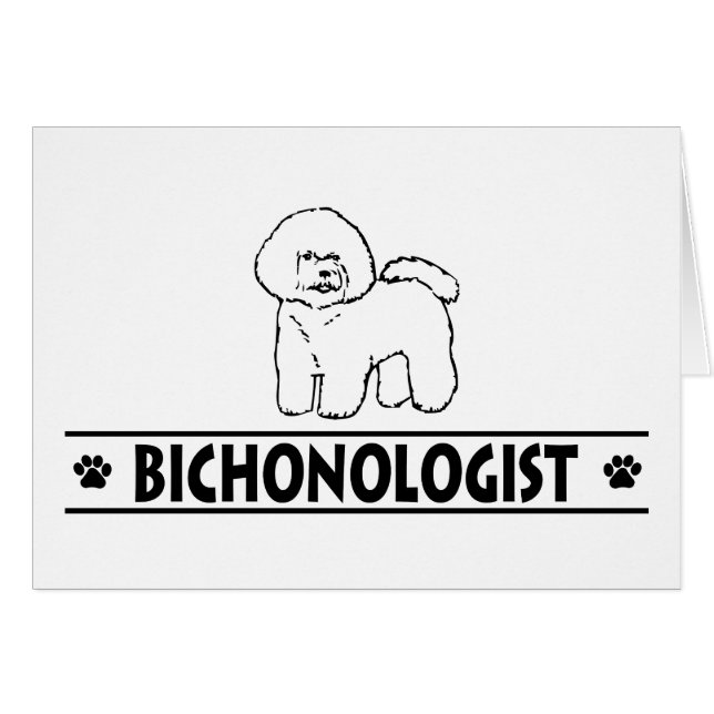 Humourous Bichon Frise (Front Horizontal)