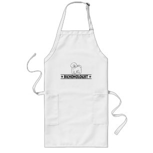 Humourous Bichon Frise Long Apron