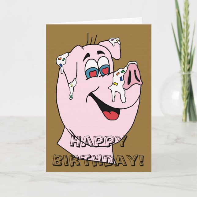 Humourous Birthday Card (Front)